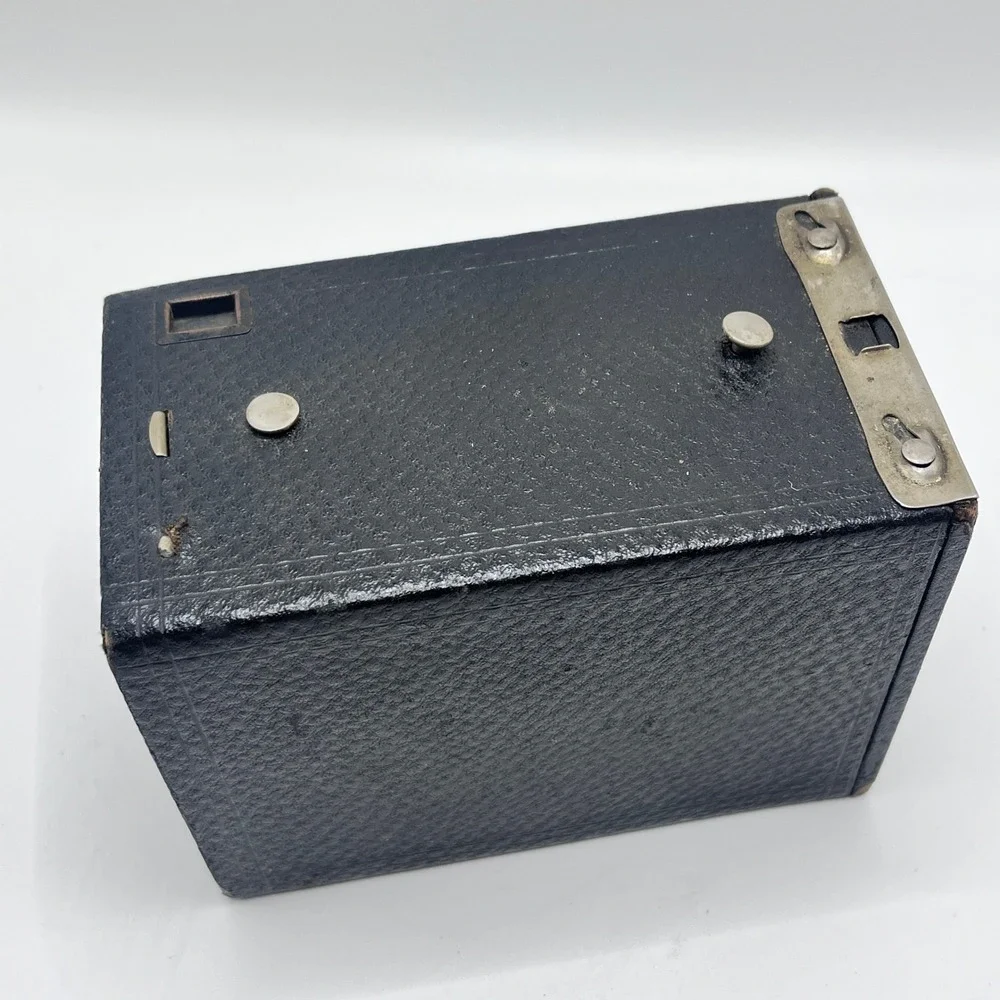 Antique Black Box Camera Vintage Photography Decor Untested Collector Item